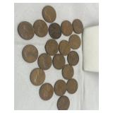 19 Wheat Pennies Assorted Dates