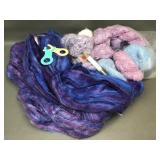 Dyed Mohair Unspun Fiber, Chenille & More!