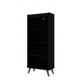 Black Manhattan Comfort Hampton Bookcase, In Box