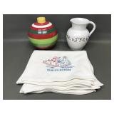 Tag Whimsy Christmas Ceramic Cookie Jar & More