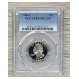 1994-S PCGS PR69DCAM Quarter Dollar Coin