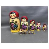 Vintage Matryoshka Painted Dolls