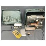 Vtg Pfaff 332 Sewing Machine In Its Original Case