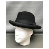 Vintage Giorigio Cellini Black Fedora Style Hat