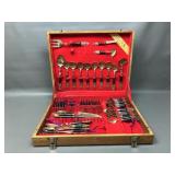 Vtg Thai Home Industries Bronze Flatware Set