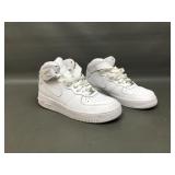 White Nike Air Froce 1 Mid '07 Sneakers