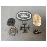 Antique Military Patch, Badges & Photo