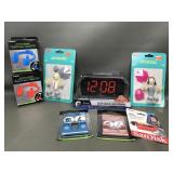 Led Quick Set Alarm Clock, Phone Holders, & More!