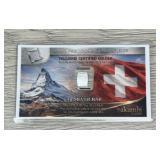1 Gram .999 Fine Silver Bar Valcambi