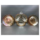 Vtg Amber Italian Empoli? Decanter & Vtg Jeanette