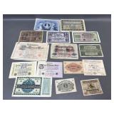 German empire 100 Mark note & ww1 German bank
