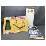 Vintage Burbank pool table game &