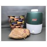 Vintage Coleman Insulated Water Cooler & Vtg