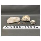 Salt & Striped Mineral/rock Specimen From Israel