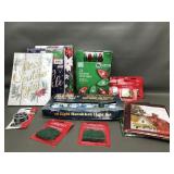 4 Pack, 24 Red Green C9 Christmas Lights