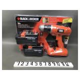 Black & Decker 18v Cordless Drill Driver Kit