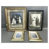 Antique Wedding Framed Photographs