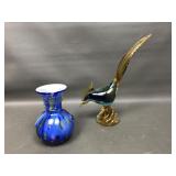 Vintage Mid-century Murano? Pheasant Figurine&more