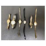 Dainty Ladies Watches Including Art Deco Timex