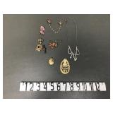 Antique Bar Brooch, Carved Bone Pendant & More!