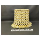 Handmade Yellow&white Crochet Lamp Shade + More