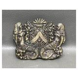 1973 Lewis Buckles Chicago Mermaid Belt Buckle