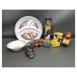 Lithograph Train & Chicken, Kaleidoscope & More!