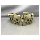 Vintage Wwii Military Ammo Belt