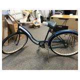 Vintage Schwinn Hollywood Blue Womens Cruiser