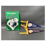 Vtg Detroit Tigers Pendants & Ernie Harwell Book