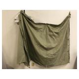 Vintage Military Canvas Wwii? Shelter Half Tent