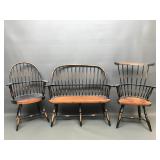 Upperdeck Colonial Style Wooden Doll Benches