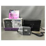 Vtg Canon Motor Zoom 8 Eee Movie Camera, Zoom Lens
