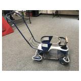 Vintage Metal & Wood Baby Stroller