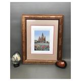 St.basils Moscow Cathedral Print, Signed & Eggs