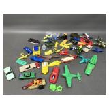 Vintage Tin Litho Twa Airplane Toy & Thomas Toys