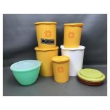 Vtg Stacking Tupperware Canister Set & More!