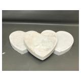 Concrete Stepping Stone Hearts