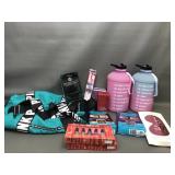 Vintage Turquoise 'pink' Gym Bag & More!