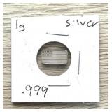 .999 Fine Silver 1 Gram Bar