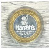 .999 Fine Silver Limited Edition Gaming Token
