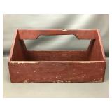 Vtg Handmade Wooden Garden Tool Box