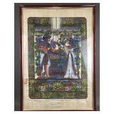 Vintage Egyptian Papyrus Wall Art