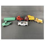 Vtg Tootsie Toy Cast Metal Semi Truck 1940s-50s&