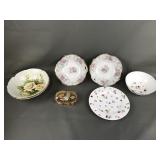 Tirmont Ware White Porcelain Trinket Bowl & More
