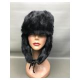 Crown Cap Medium Rabbit Winter Hat