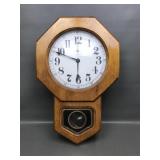 Vintage Howard Millar Octogon Wall Clock