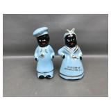 Vtg Black Americana Figural Salt & Pepper Shakers