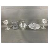 Vintage Glass Piggy Bank, Etched Syrup Jar & More!
