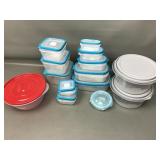 Preowned Tupperware containers
